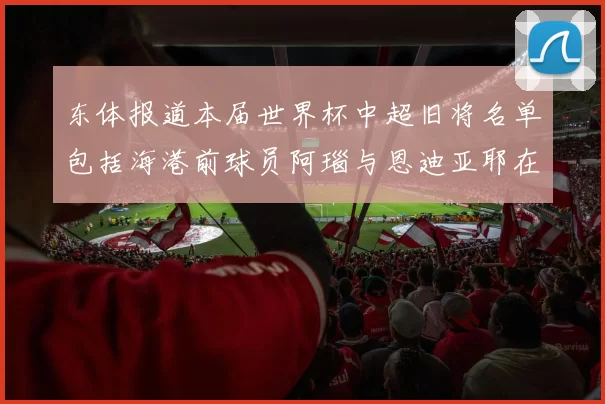 东体报道本届世界杯中超旧将名单包括海港前球员阿瑙与恩迪亚耶在内的10位球员
